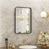 Modern Wall Vanity Mirror – Luxury Rectangular Bathroom & Makeup Mirror with Elegant Frame