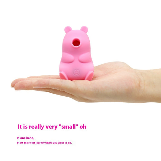 Cute Bear Sucking Massager – Portable Relaxation & Skin Therapy Device