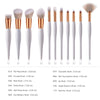 11-Piece Luxury Makeup Brush Set – Soft Bristles, Ergonomic Handles & Flawless Blending Kit