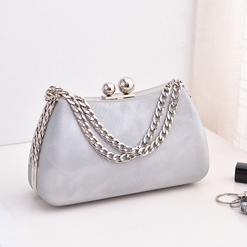 GlamChic™ Luxury Chain Party Shoulder Bag – Elegant Dinner & Event Crossbody Purse for Women