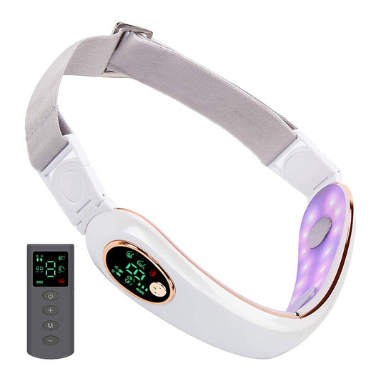 Smart EMS V-Face Lifting Device – Jawline Slimming & Anti-Aging Massager with Heat and Vibration