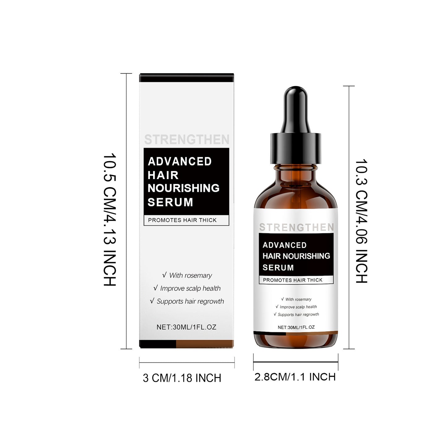 Advanced Hair Nourishing Serum – Strengthen Roots & Boost Hair Growth Naturally