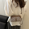 Elegant Checkered Crossbody Bag for Women – Small Shoulder Purse for Daily Use