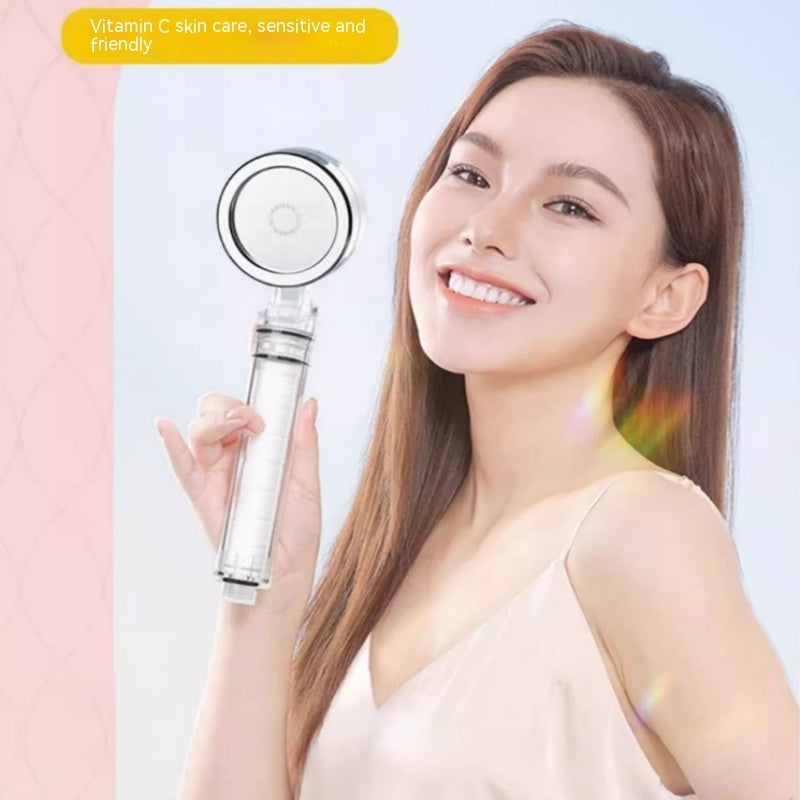 High-Pressure Vitamin C Shower Head – Chlorine Removal & Skin Hydration Filter Nozzle