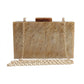 Trendy Marble Acrylic Clutch Bag for Women – Elegant Evening Purse with Gold Chain | Luxury Party Handbag 2025