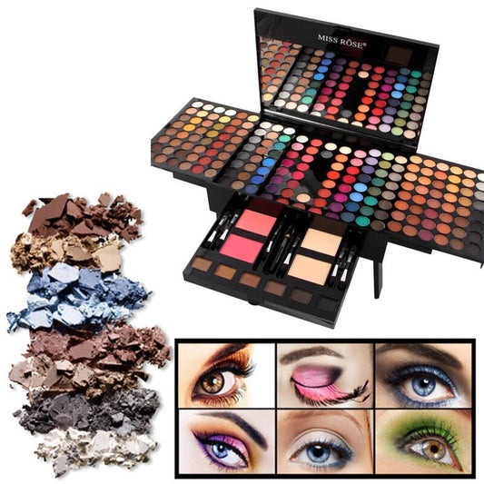 Glamora™ 180-Color All-in-One Piano Makeup Palette — Eyeshadow, Blush & Contour Set