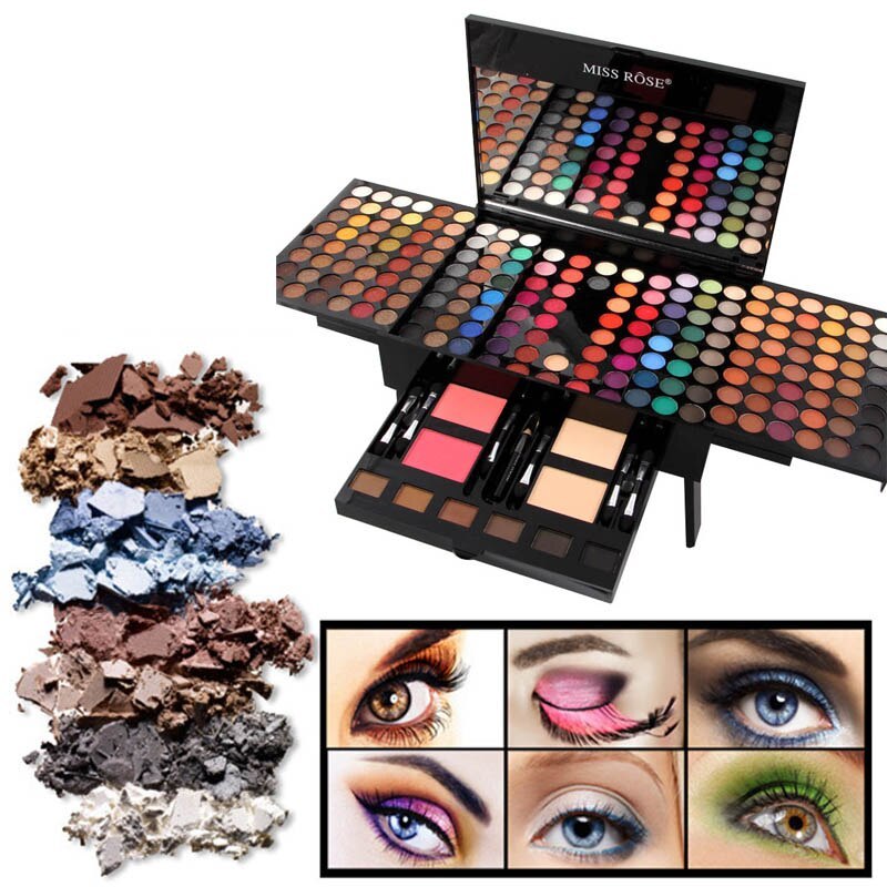 Glamora™ 180-Color All-in-One Piano Makeup Palette — Eyeshadow, Blush & Contour Set