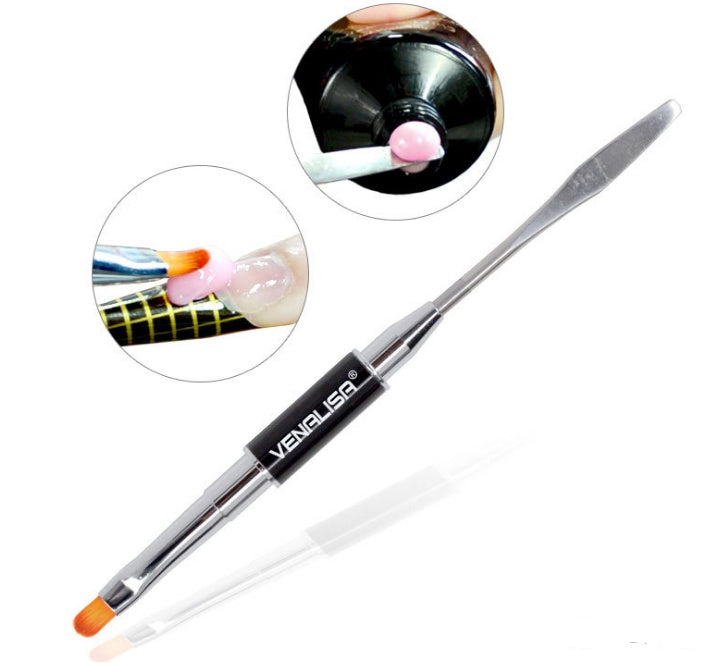 Venalisa™ All-in-One Poly Nail Gel Kit – Crystal Acrylic Nail Extension Set with LED Lamp & Builder Gel