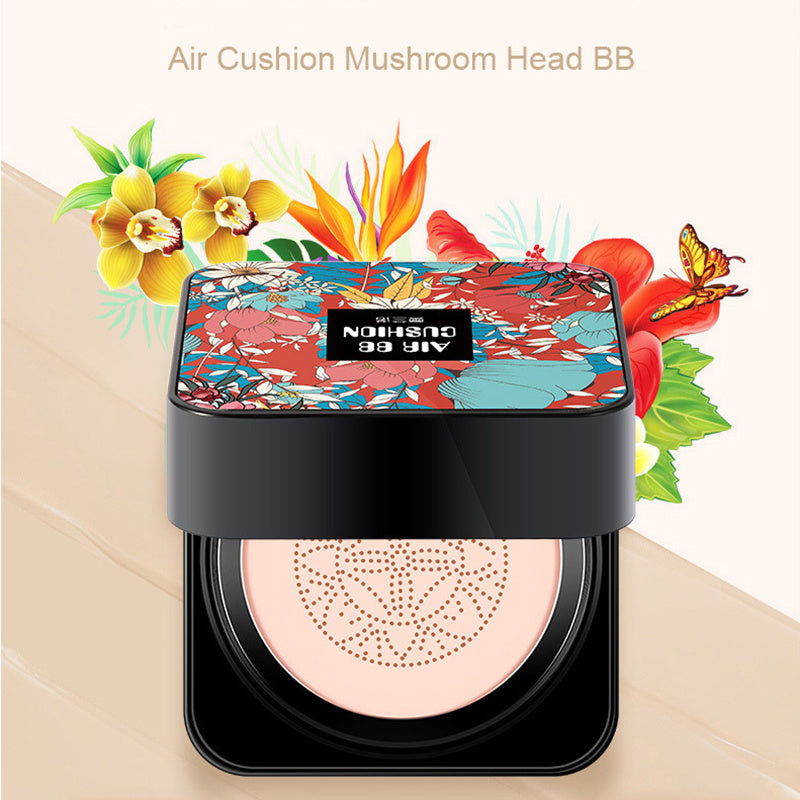 Mushroom Air Cushion BB Cream  | Flawless Moisturizing Foundation with Mushroom Puff