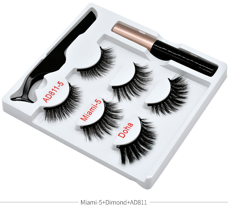 Magnetic Eyelashes & Eyeliner Kit – Reusable, Waterproof, Natural Look, Easy to Apply Lash Set