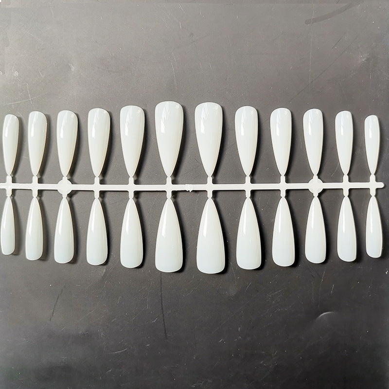 Crystal Clear Nail Extension Set – Non-Marking Transparent Press-On Tips for Custom Nail Art