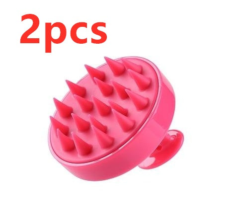 Silicone Scalp Shampoo Brush – Hair Growth & Deep Clean Scalp Massager for Healthy, Shiny Hair