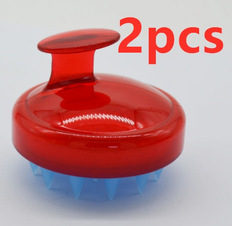 Silicone Scalp Shampoo Brush – Hair Growth & Deep Clean Scalp Massager for Healthy, Shiny Hair