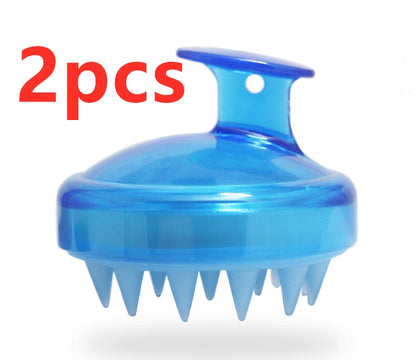 Silicone Scalp Shampoo Brush – Hair Growth & Deep Clean Scalp Massager for Healthy, Shiny Hair