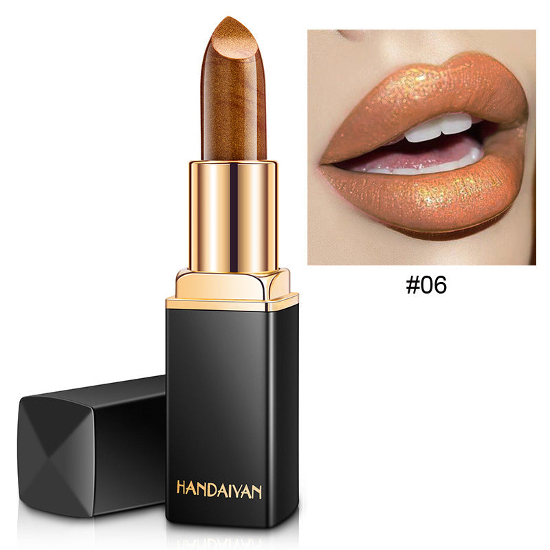 MAGNA™ Shiny Metallic Color-Changing Lipstick – Temperature Glow Shade