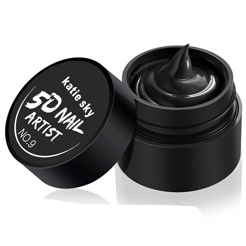 5D Metallic Nail Art Gel – Ultra-Shine Pull Line Phototherapy Glue  | Mirror Chrome Nail Design Gel Polish