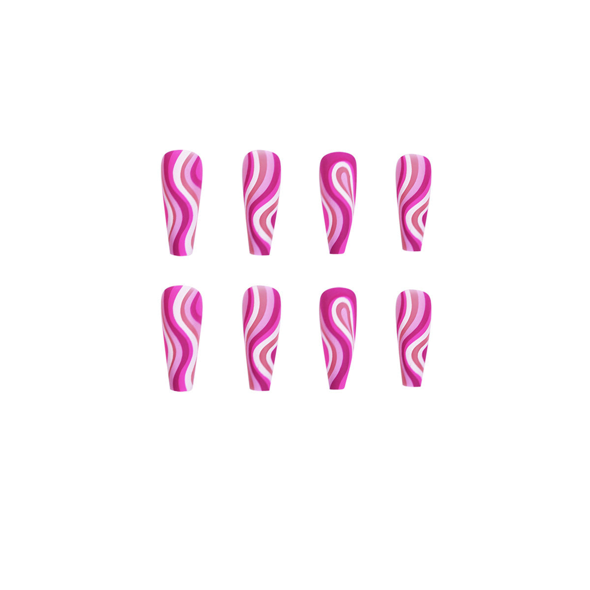 Artistic Press-On Nails – Long Lasting Detachable False Nail Set for Instant Glam Look