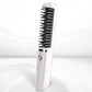 USB Rechargeable Hair Straightener Comb – 2-in-1 Ionic Detangling Brush for Silky & Frizz-Free Hair