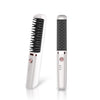 USB Rechargeable Hair Straightener Comb – 2-in-1 Ionic Detangling Brush for Silky & Frizz-Free Hair