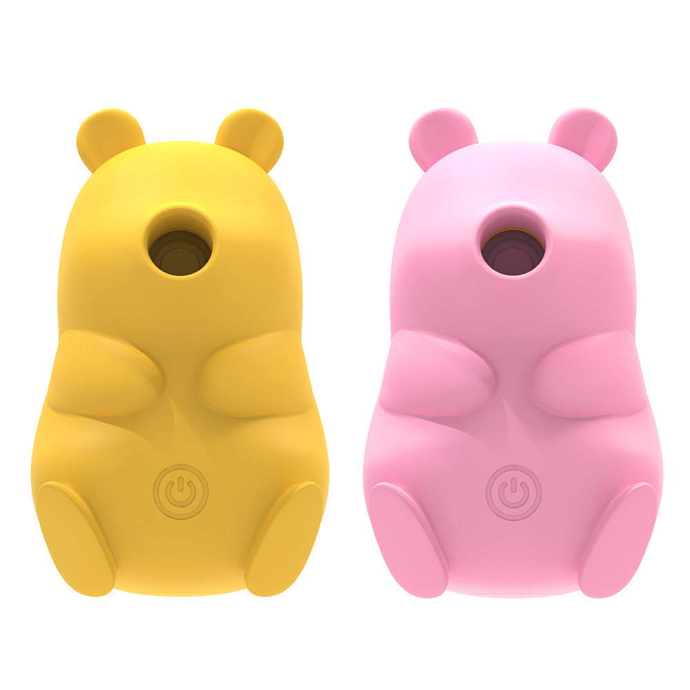 Cute Bear Sucking Massager – Portable Relaxation & Skin Therapy Device