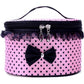 Cute Bowknot Makeup Organizer Bag – Portable Travel Cosmetic Case for Skincare & Beauty Essentials