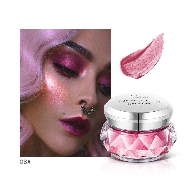 Mermaid Jelly Highlighter  | Shimmer Glow Gel for Face & Body – Festival & Party Ready Glow!