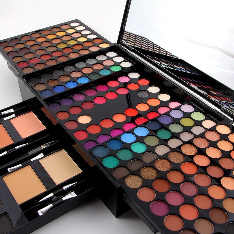 Glamora™ 180-Color All-in-One Piano Makeup Palette — Eyeshadow, Blush & Contour Set