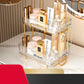 Luxury Glass Vanity Organizer – 2-Tier Bathroom & Skincare Storage Shelf