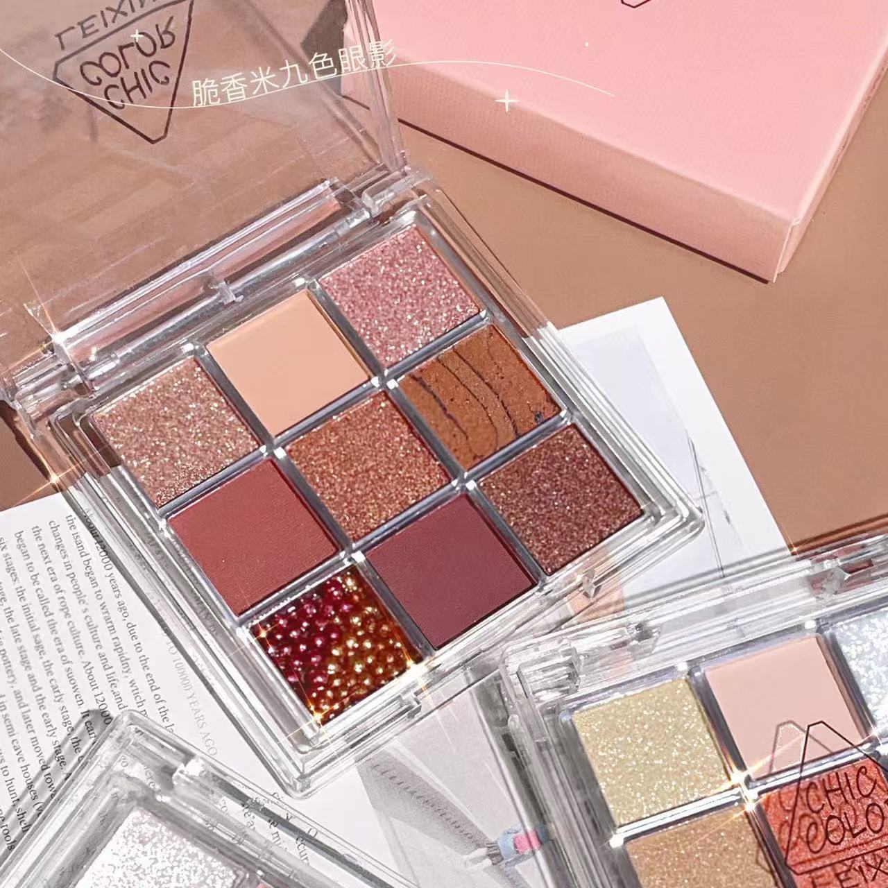 Daily Nude Shimmer Eyeshadow Palette – Soft Glam Glow for Every Look