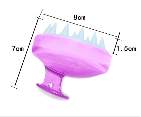 Silicone Scalp Shampoo Brush – Hair Growth & Deep Clean Scalp Massager for Healthy, Shiny Hair