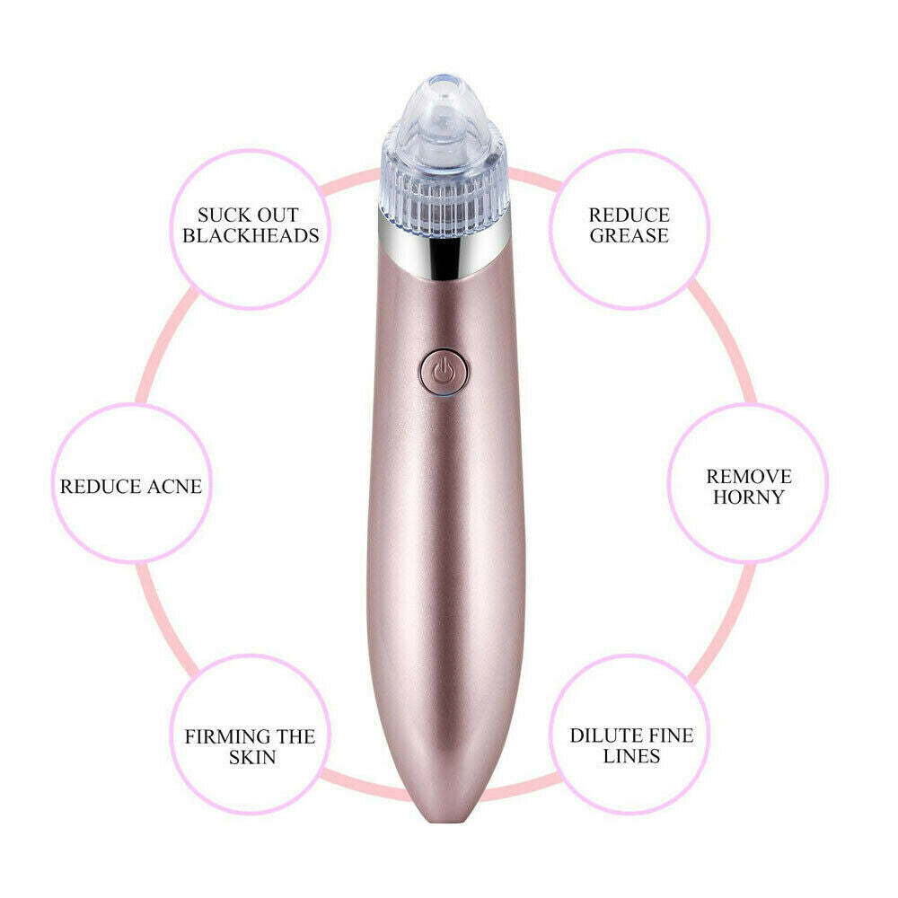 Electric Blackhead Remover Vacuum – Deep Pore Cleaner & Acne Suction Tool for Flawless Skin