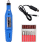 Mini Electric Nail Drill Pen – Portable USB Nail Polisher Kit with 6 Drill Bits for Manicure & Pedicure