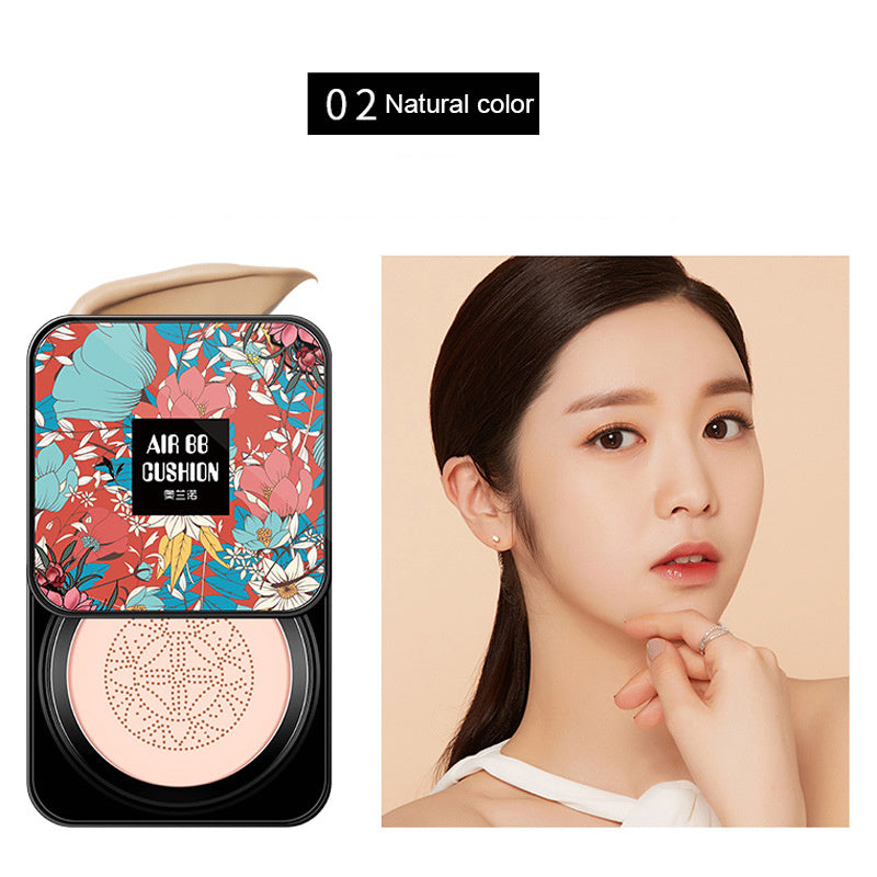 Mushroom Air Cushion BB Cream  | Flawless Moisturizing Foundation with Mushroom Puff