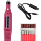 Mini Electric Nail Drill Pen – Portable USB Nail Polisher Kit with 6 Drill Bits for Manicure & Pedicure