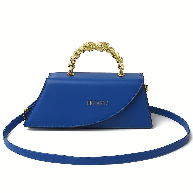 BELANYA™ Luxe PU Leather Shoulder Bag – Elegant Crossbody With Golden Chain Handle