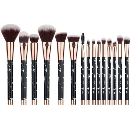 GlamMarble™ 11-Piece Luxury Makeup Brush Set – Soft, Stylish & Professional Finish
