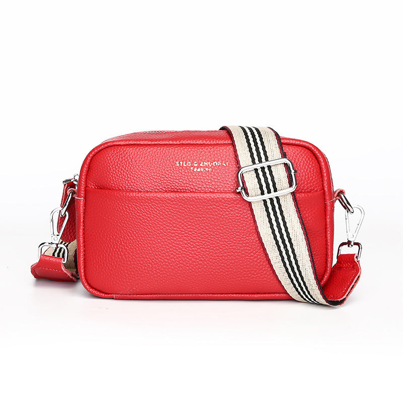 EliteLayer™ Premium Cowhide Messenger Bag – Multi-Compartment Crossbody Shoulder Purse for Women