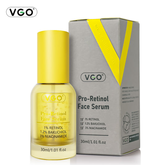 VGO Pro-Retinol Face Serum – 3-in-1 Anti-Aging, Brightening & Firming Elixir