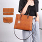3-in-1 Women's Tote Handbag Set – Large Capacity Shoulder & Crossbody Purse for Everyday Use
