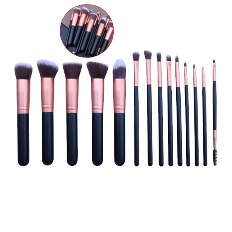 ProBlend™ 16-Piece Gradient Makeup Brush Set with Luxe Storage Case