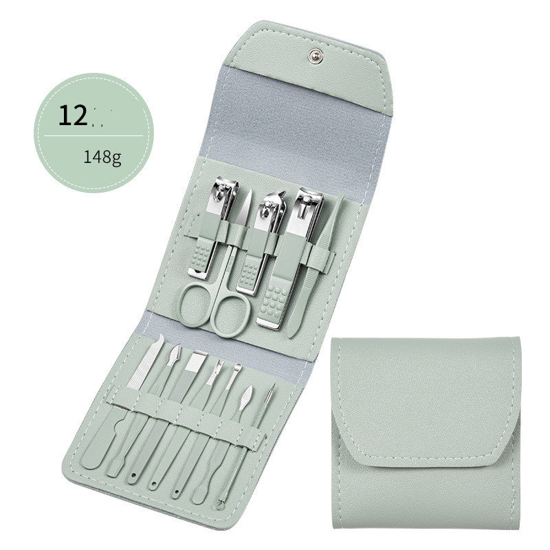 Professional 18-in-1 Luxury Nail Clippers & Pedicure Grooming Kit – Stainless Steel Manicure Set for Home & Travel