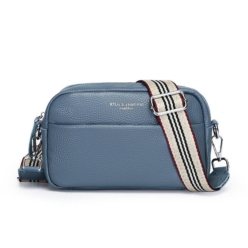 EliteLayer™ Premium Cowhide Messenger Bag – Multi-Compartment Crossbody Shoulder Purse for Women