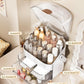 Luxury Acrylic Makeup Organizer with Skincare Holder – Dustproof Cosmetic Storage Box for Vanity & Bathroom | Perfect Gift for Teen Girls & Women