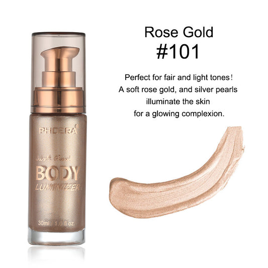 Phoera Body Luminizer  | Liquid Highlighter for Face & Body – Glow Like a Goddess!