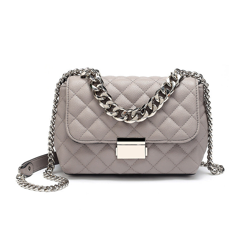 Luxury Lingge Quilted Chain Crossbody Bag – Chic Mini Shoulder Purse for Elegant Looks