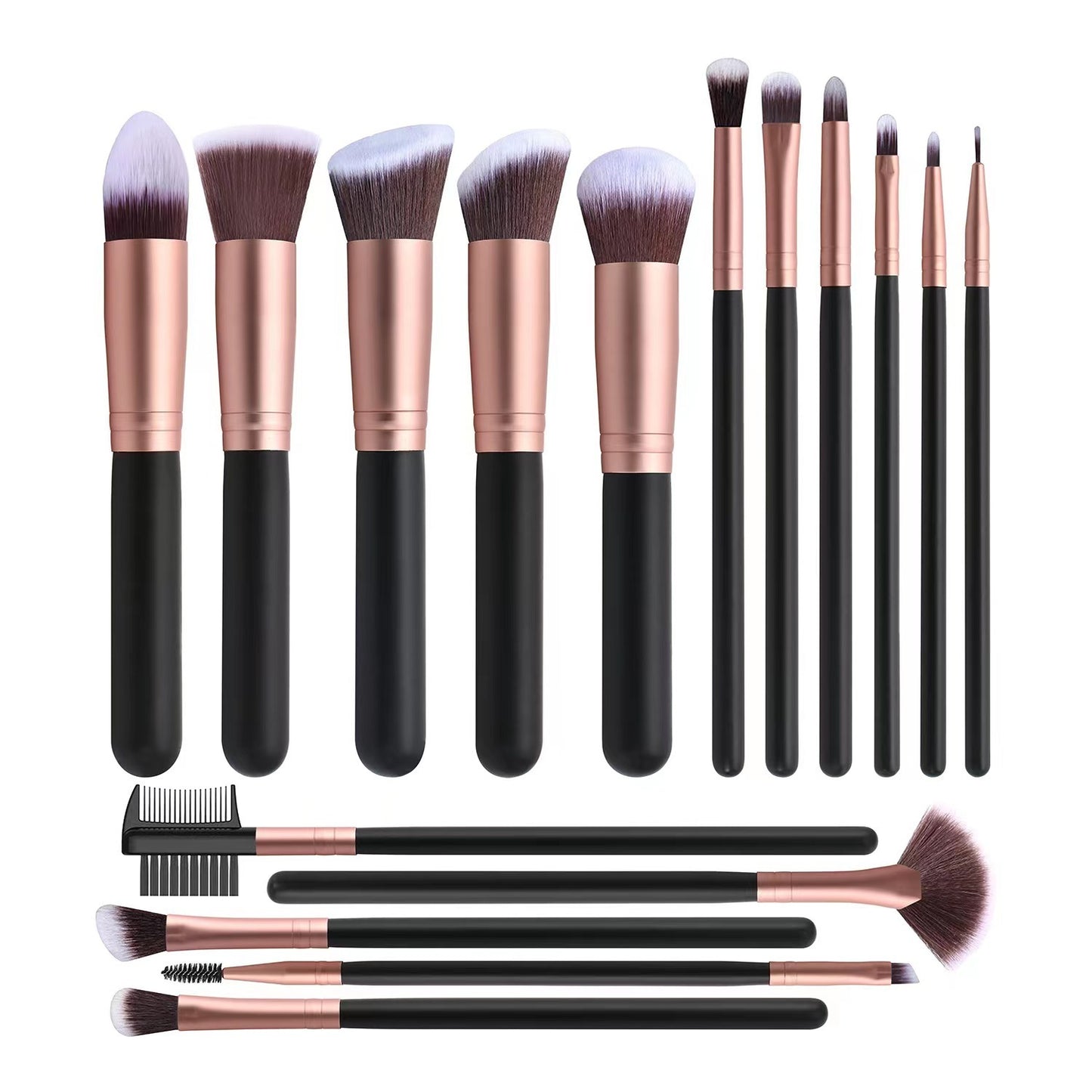 ProBlend™ 16-Piece Gradient Makeup Brush Set with Luxe Storage Case