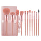 BlushBloom™ 10-Piece Soft Pink Makeup Brush Set – Perfect for Foundation, Contour & Eyeshadow