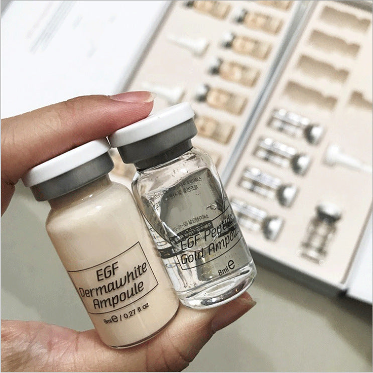 DermaWhite BB Cream Foundation Set – Whitening & Hydrating Ampoule Base Makeup