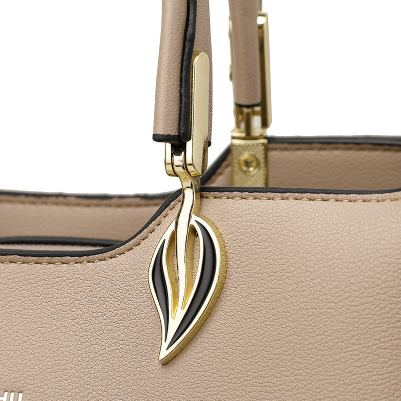 Elegant Multi-Layer Leather Handbag – Versatile Shoulder & Tote Bag for Women