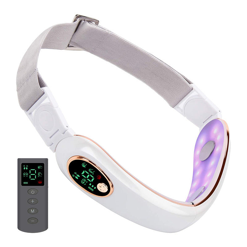 Smart EMS V-Face Lifting Device – Jawline Slimming & Anti-Aging Massager with Heat and Vibration